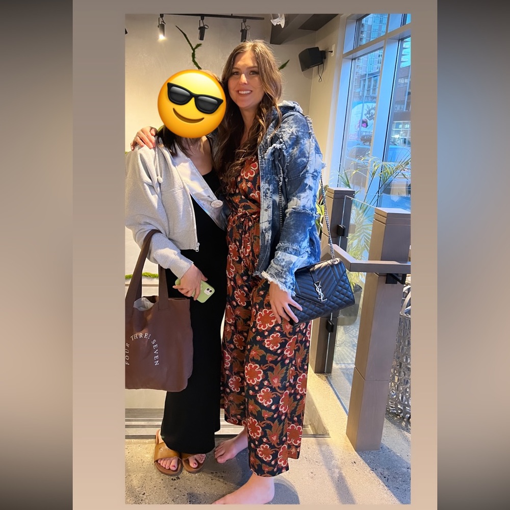 EUC Anthropologie Portage Silk pantsuit